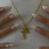 Double Cross Necklaces: A Bold Statement for Edgy Fashion Lovers